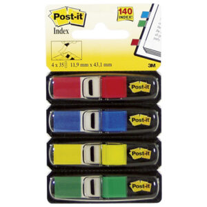 Zastavica 11,9x43,2mm 4bojex35L Post-it 3M blister