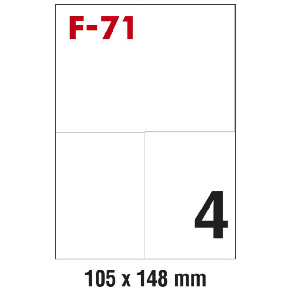 Etikete ILK 105x148mm pk100L Fornax F-71