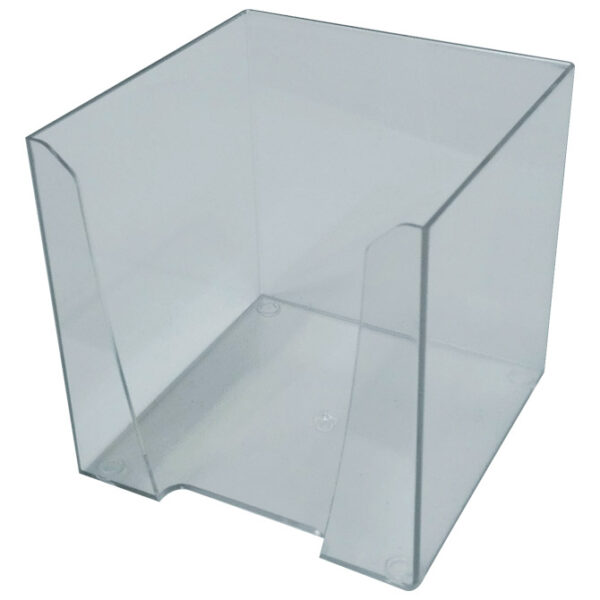 Blok kocka pvc 9,2x9,2x9,5cm - prazna Fornax prozirna