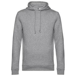 Majica dugi rukavi B&C Hooded organic 280g crna 2XL