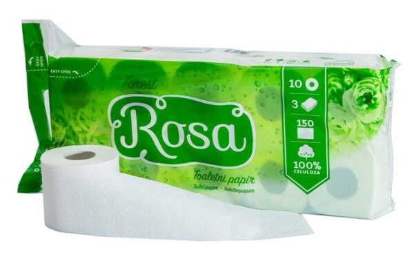 Toaletni papir 3 slojni 10/1 Rosa Forest