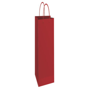 Vrećice ukrasne-boca 13x40x8cm sjajne crvene