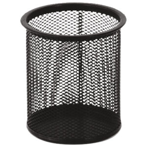 Čaša za olovke metalna žica okrugla 9x9,7cm LD01-188 Fornax crna