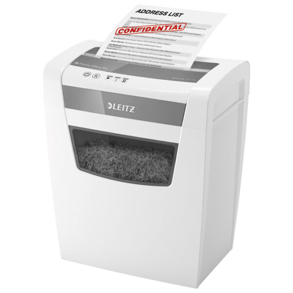 Uništavač dokumentacije 10 listova IQ Home Leitz 80090000 bijelo/sivi - Slika 8