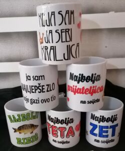 Šalica 300ml keramička s gotovim otiskom