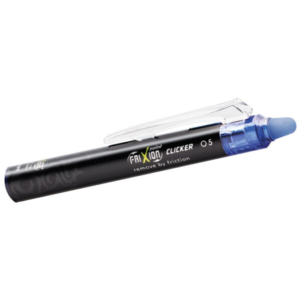 Roler gel 0,5mm Frixion point clicker piši-briši Pilot BLRT-FRP5-L plavi - Slika 4