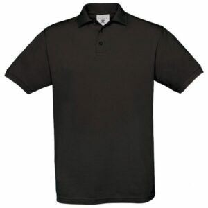 Majica kratki rukavi B&C Safran Polo 180g crna XXL