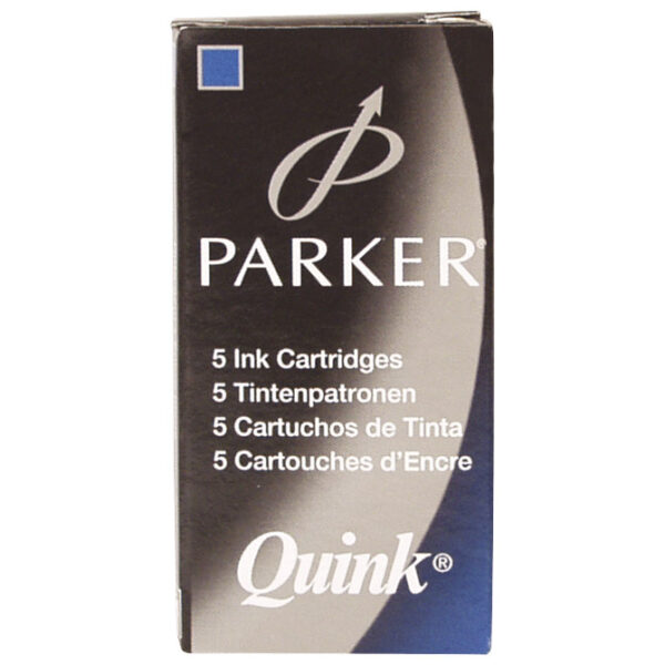 Tinta za nalivpero patrone pk5 Parker S0116240 plava