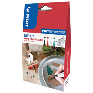 Set 4 markera i dekoracije DIY KIT XMas Place Cards Pintor Pilot blister