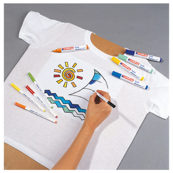 Marker za tekstil 2-3mm pk5 Edding 4500 blister - Slika 10