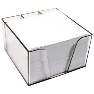 Blok kocka 10x8,5x6cm pvc s papirom bijelim Elisa