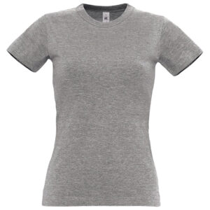 Majica kratki rukavi B&C Exact Women 190 svijetlo siva XS