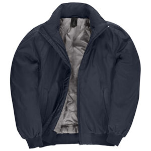 Jakna zip muška B&C Crew Bomber tamno plava M