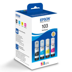 Epson 103 EcoTank original crna/plava/žuta/crvena tinta (ink bottle)