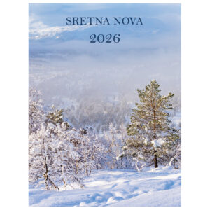 Uložak za stolni kalendar-standardne rupe 7cm-tjedni