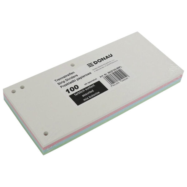 Pregrada kartonska 23,5×10,5 cm pk100 Donau 8620100S-99 sortirano - Slika 4