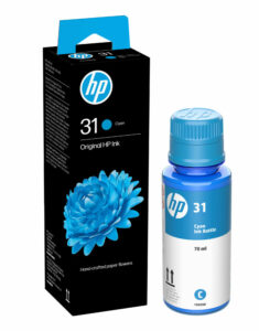 HP 31 1VU26AE original plava tinta no.31