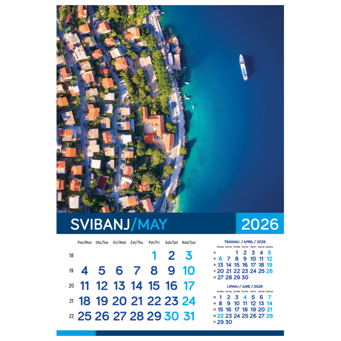 Kalendar More 2026 13 listova spirala - Slika 9