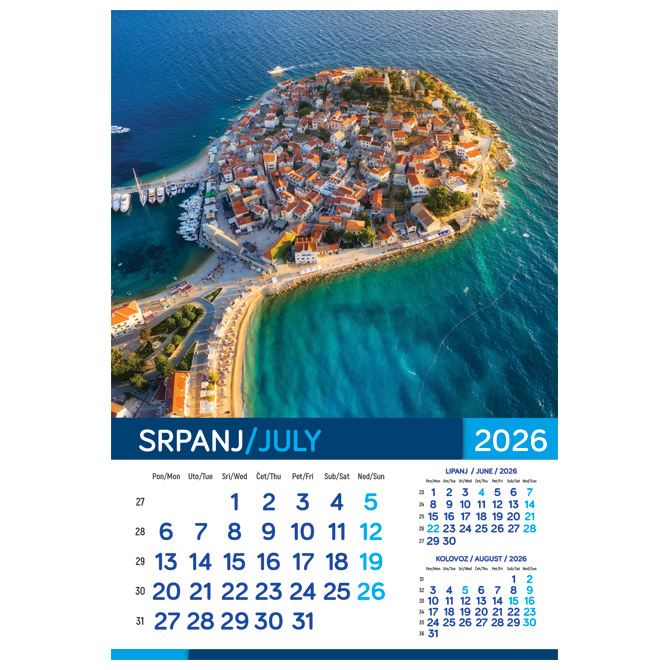 Kalendar More 2026 13 listova spirala - Slika 7