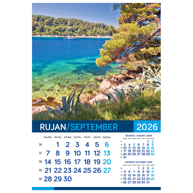 Kalendar More 2026 13 listova spirala - Slika 5