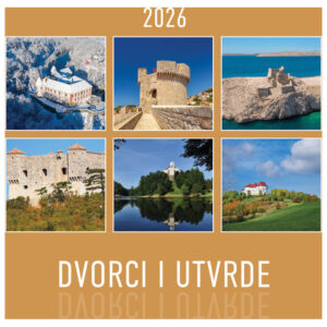 Kalendar Dvorci i utvrde 2026 13 listova spirala