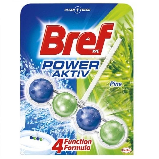Bref Power Aktiv Pine 50 g, osvježivač za WC školjku