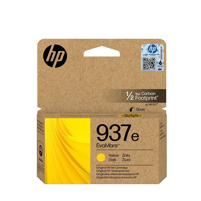 HP 937e original tinta žuta 4S6W8NE